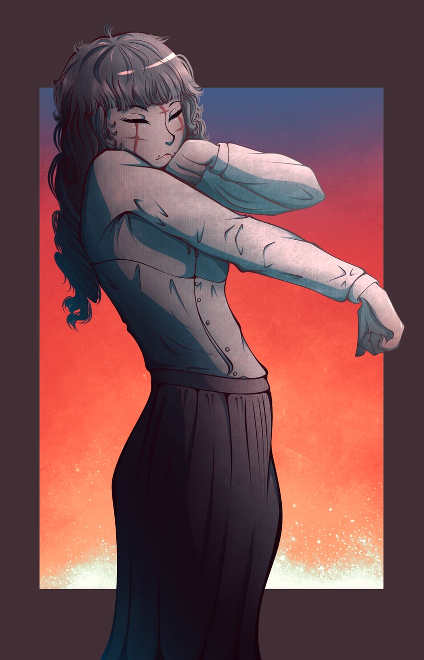 marina domek (fear and hunger termina) drawn by marcy_safe