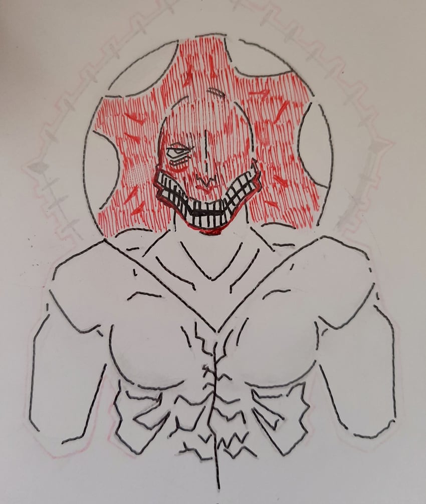 dysmorphia (fear and hunger termina) drawn by maryhatestwt