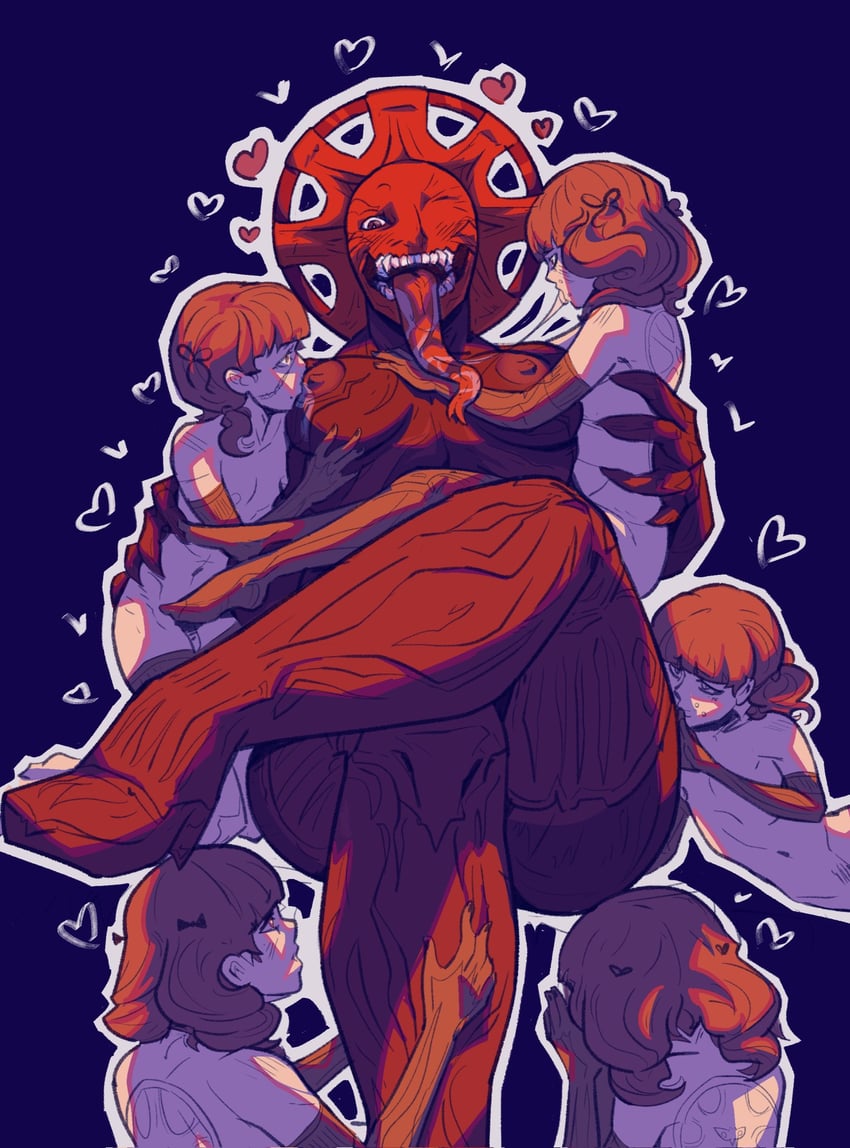 marina domek and dysmorphia (fear and hunger termina) drawn by chakadonb