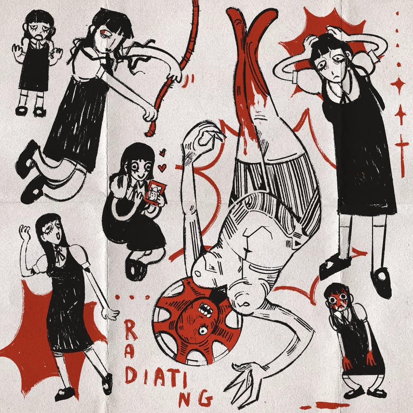 samarie and dysmorphia (fear and hunger termina) drawn by rescuememother