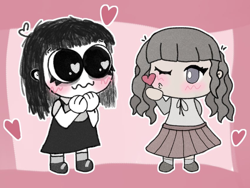 samarie and marina domek (fear and hunger termina) drawn by volcam
