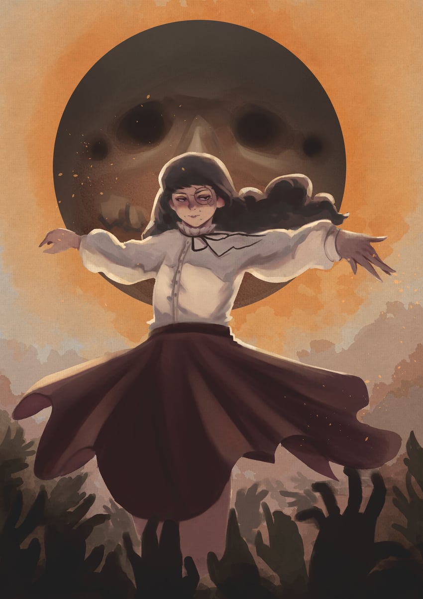 marina domek and rher (fear and hunger termina) drawn by c5tsu