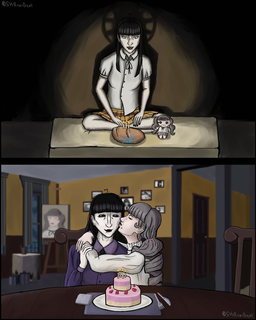 samarie and marina domek (fear and hunger termina) drawn by swrebel87