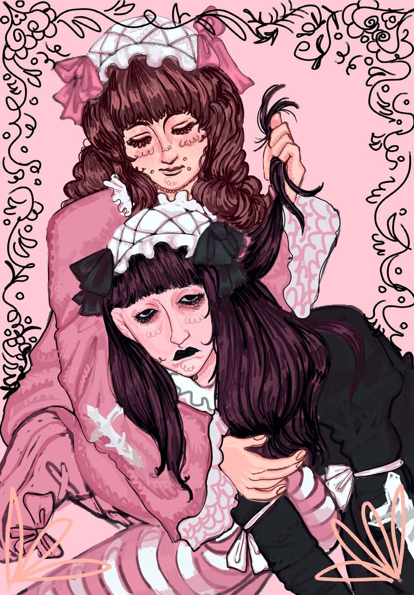 samarie and marina domek (fear and hunger termina) drawn by kawaiichudcel