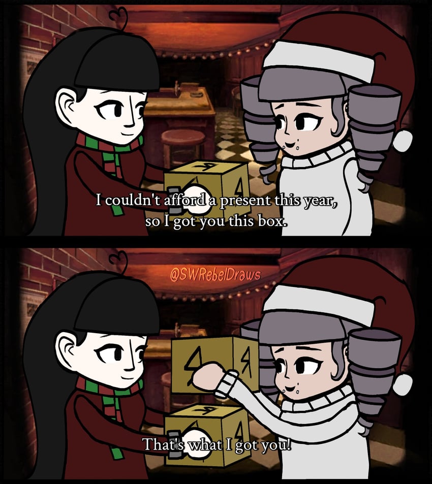 samarie and marina domek (fear and hunger termina) drawn by swrebel87
