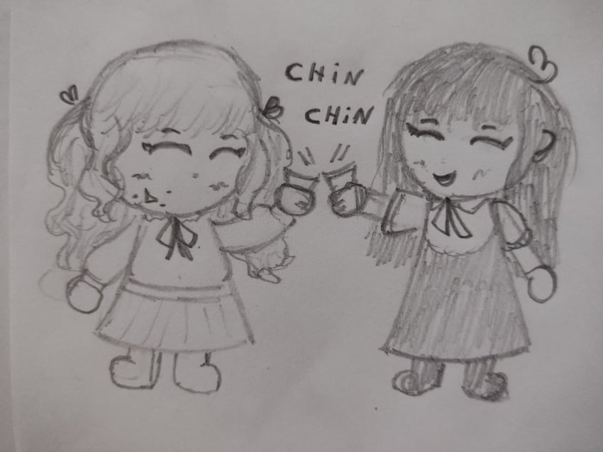 samarie and marina domek (fear and hunger termina) drawn by volcam