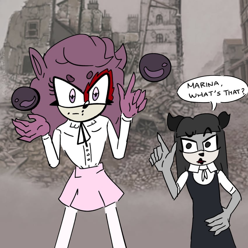 samarie and marina domek (fear and hunger termina) drawn by realest@calindra