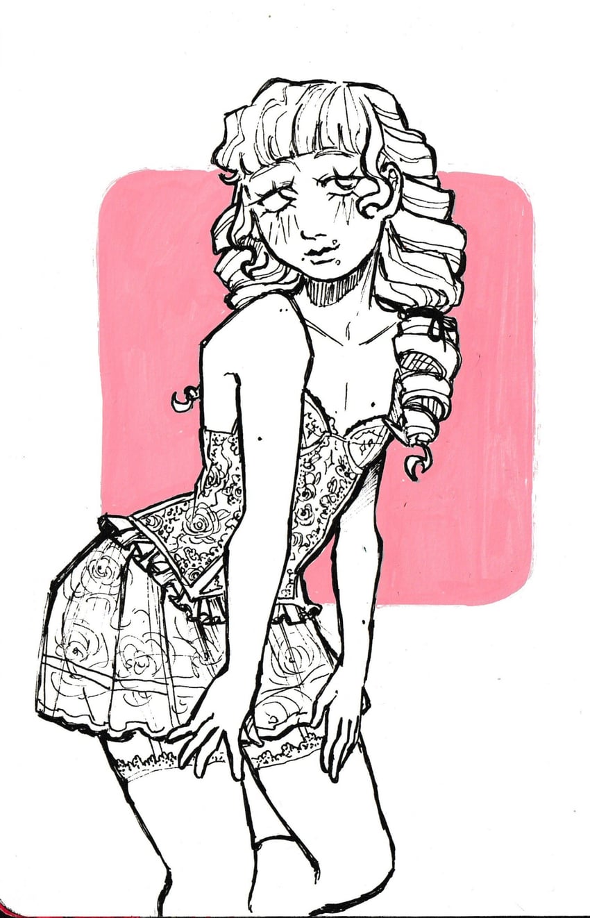 marina domek (fear and hunger termina) drawn by citricperfume