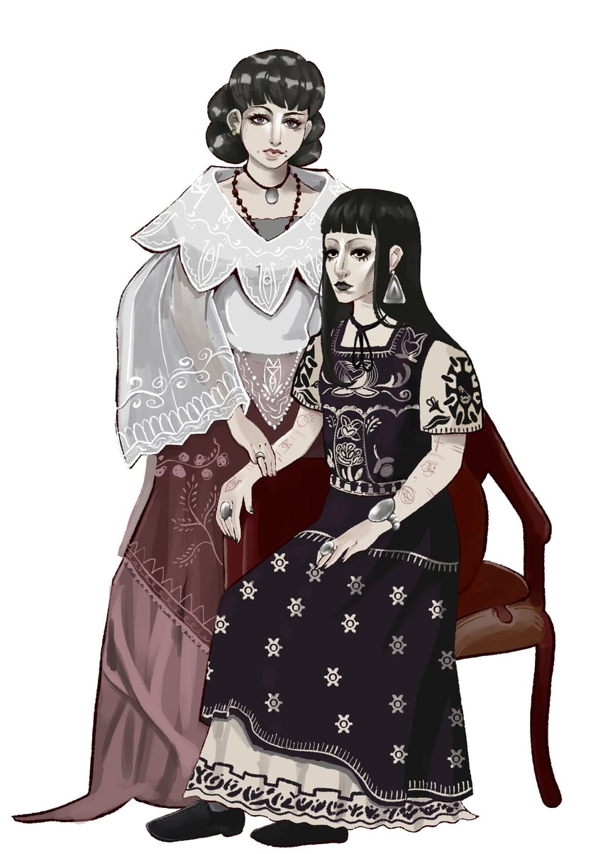 samarie and marina domek (fear and hunger termina) drawn by ramen_broken