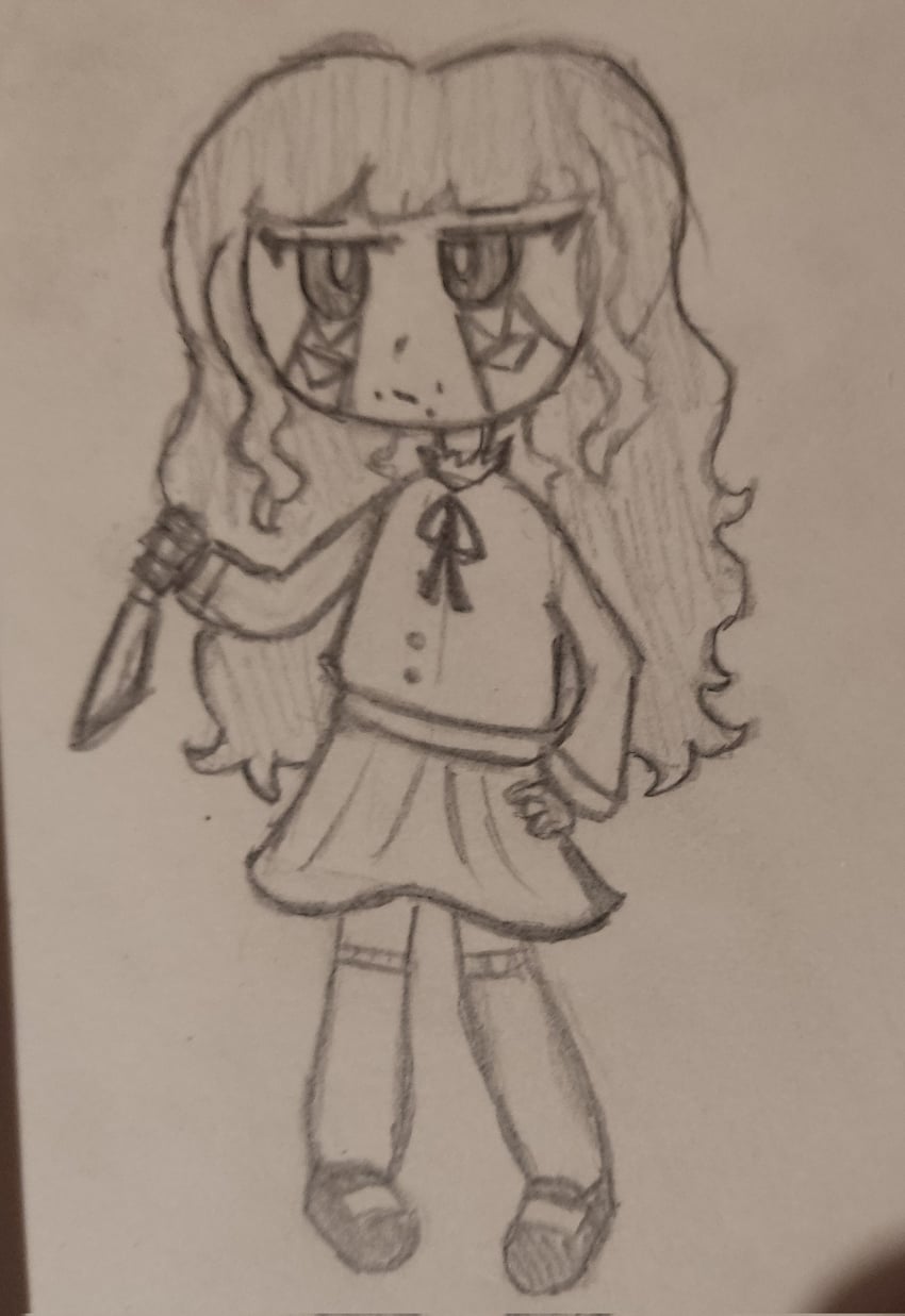 marina domek (fear and hunger termina) drawn by volcam