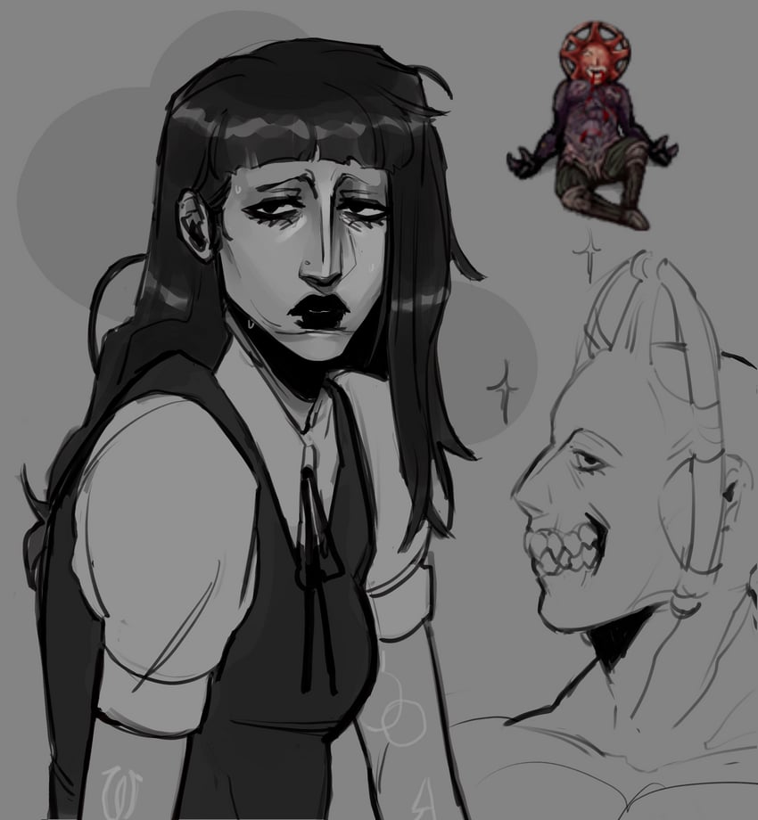 samarie and dysmorphia (fear and hunger termina) drawn by uio590