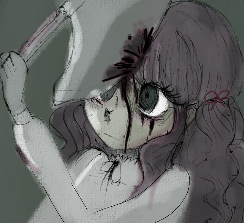 marina domek (fear and hunger termina) drawn by prisonette