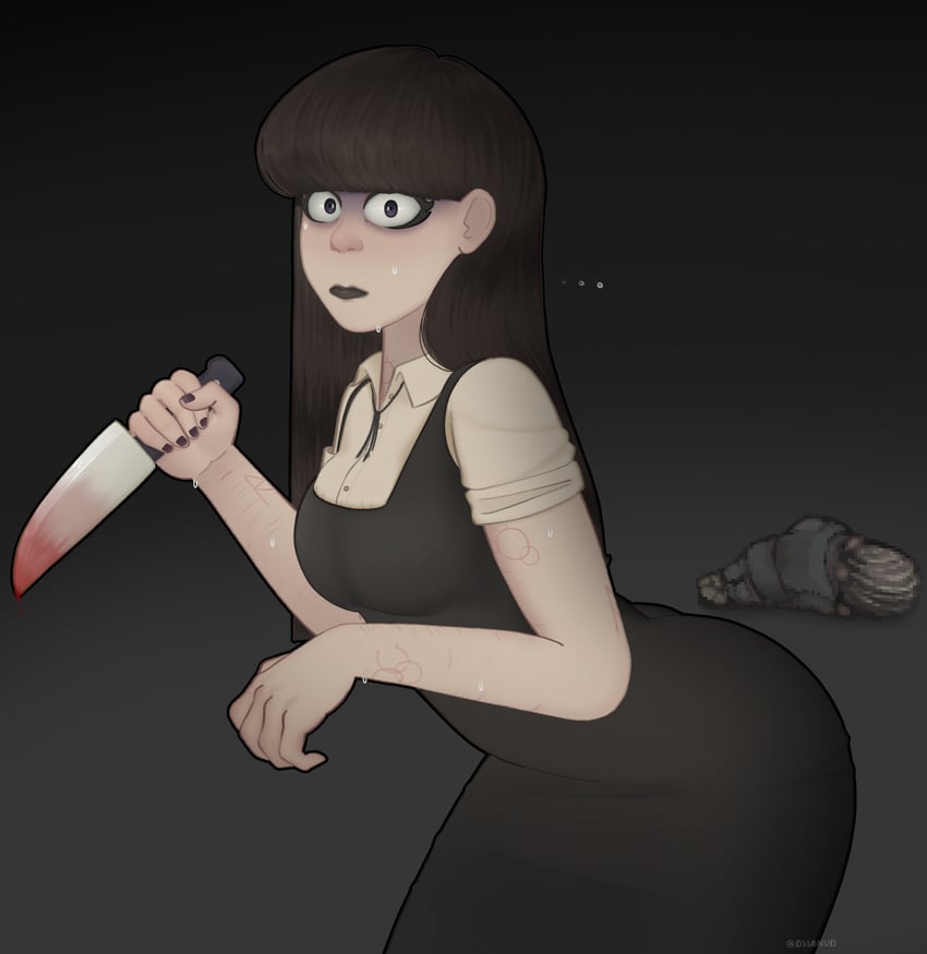 samarie and father domek (fear and hunger termina) drawn by dssbnud