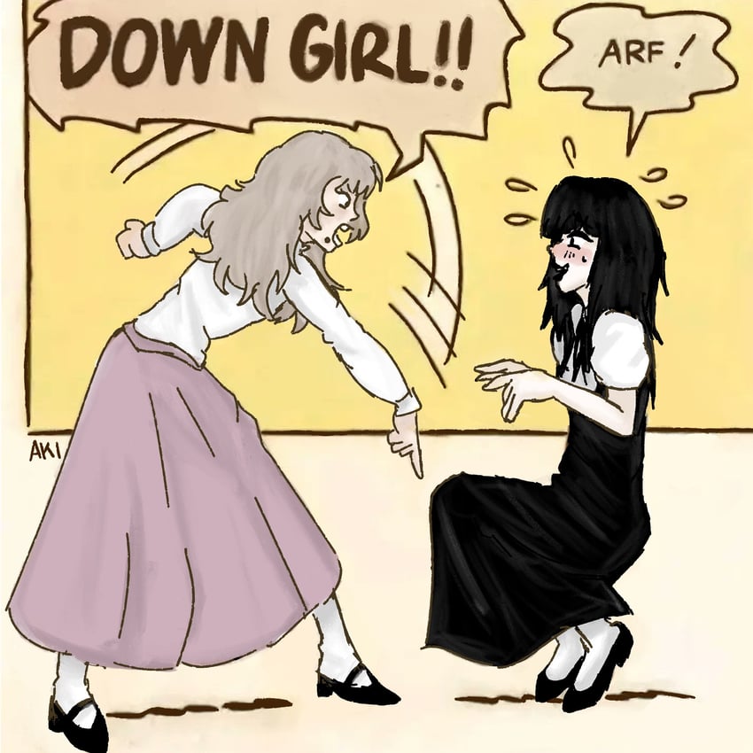 samarie and marina domek (fear and hunger termina) drawn by aki
