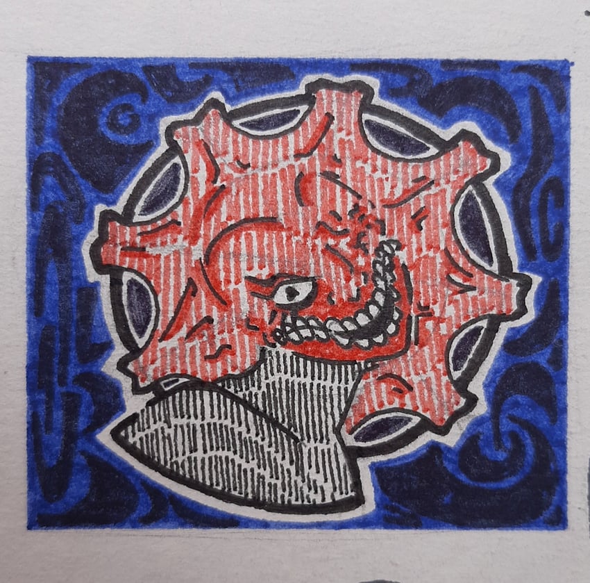 dysmorphia (fear and hunger termina) drawn by maryhatestwt