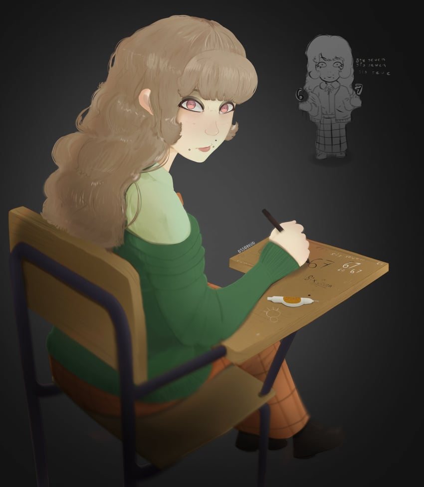 marina domek (fear and hunger termina) drawn by dssbnud
