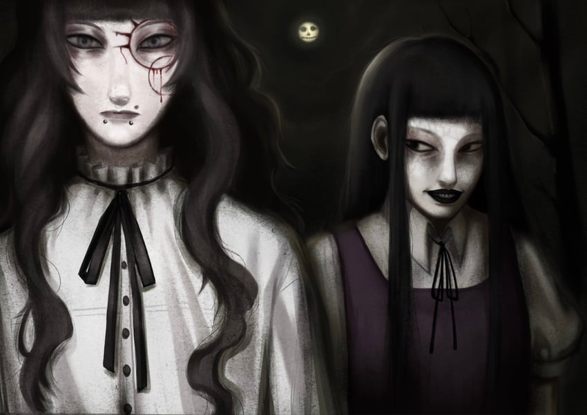 samarie, marina domek, and rher (fear and hunger termina) drawn by nnitana