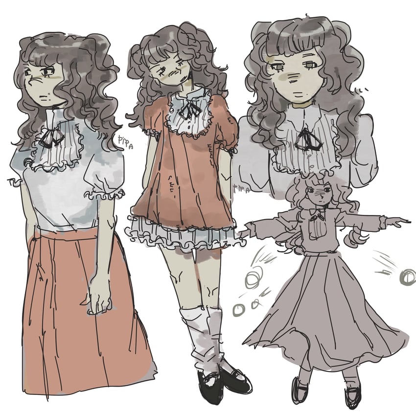 marina domek (fear and hunger termina) drawn by pusseadestroyer