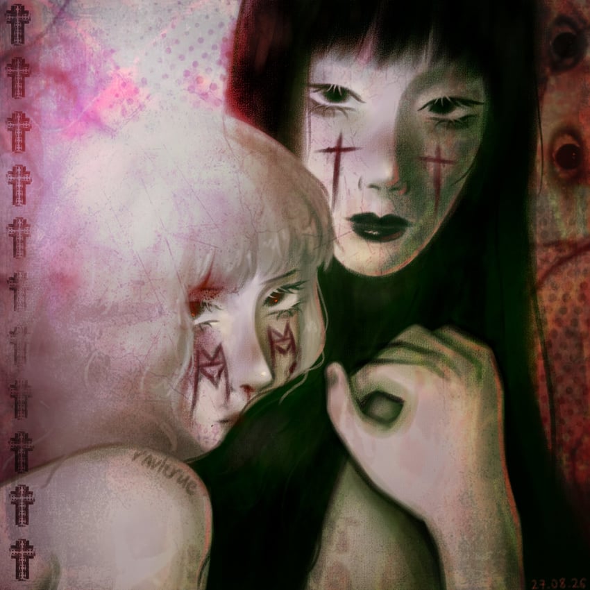 samarie and marina domek (fear and hunger termina) drawn by ravltrue