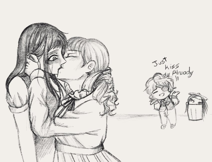 samarie, marina domek, daan, and stitches (fear and hunger termina) drawn by voracious_blight