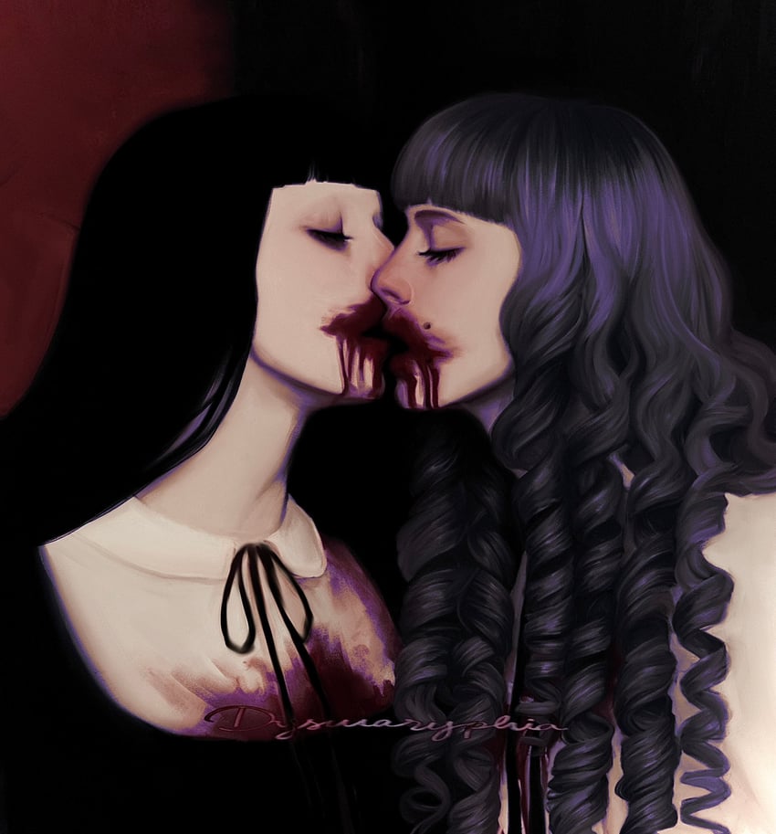 samarie and marina domek (fear and hunger termina) drawn by dysmaryphia