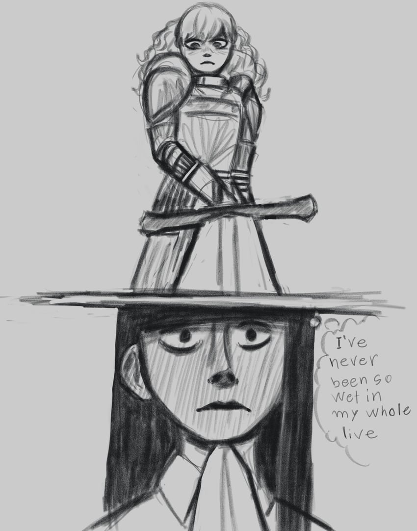 samarie and marina domek (fear and hunger termina) drawn by himecoisa