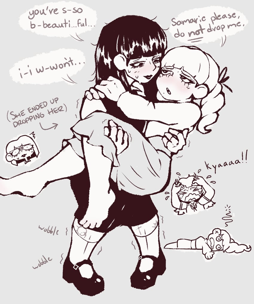 samarie and marina domek (fear and hunger termina) drawn by bapobabingo